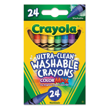 Crayola® Ultra-clean Washable Crayons, Random Assortment, 24-box freeshipping - TVN Wholesale